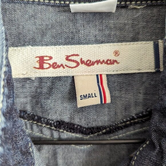 Ben Sherman Y2K Denim Dress with tie belt - Picture 7 of 9